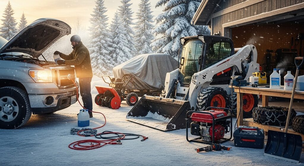 Vehicles and Equipment in Winter